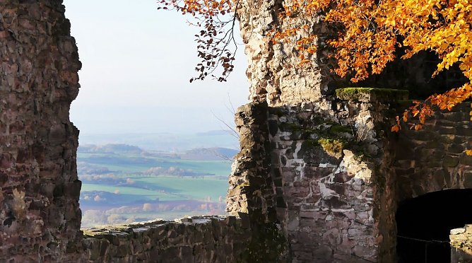 Blick von der Burgruine (Foto: P.Schneller)