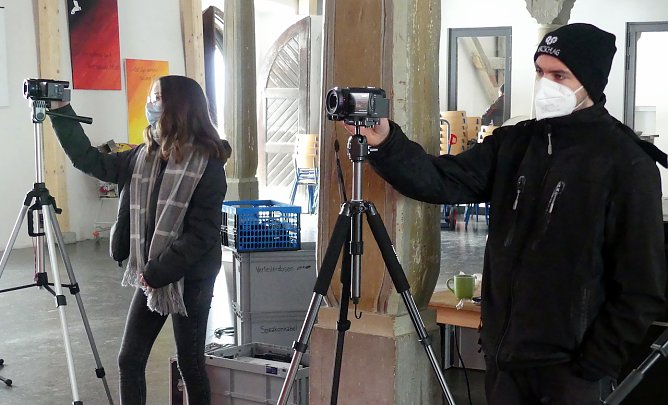 Das Weltgebetstagsvideo wird produziert (Foto: R.Englert) Das Weltgebetstagsvideo wird produziert (Foto: R.Englert)