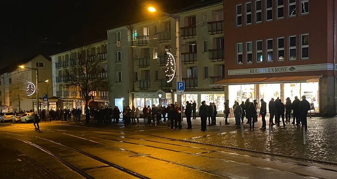 Friedlicher Spaziergang in Nordhausen (Foto: privat)