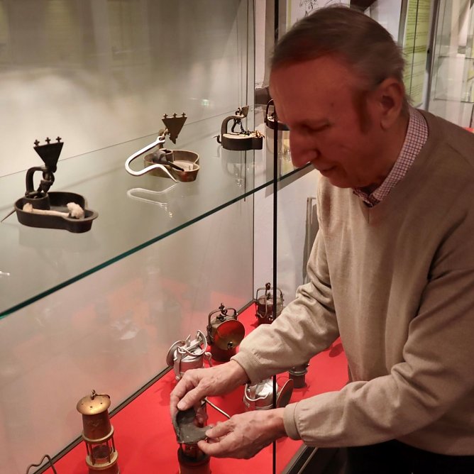 Hans-Jürgen Grönke im Tabakspeicher (Foto: Stadtverwaltung Nordhausen) Hans-Jürgen Grönke im Tabakspeicher (Foto: Stadtverwaltung Nordhausen)