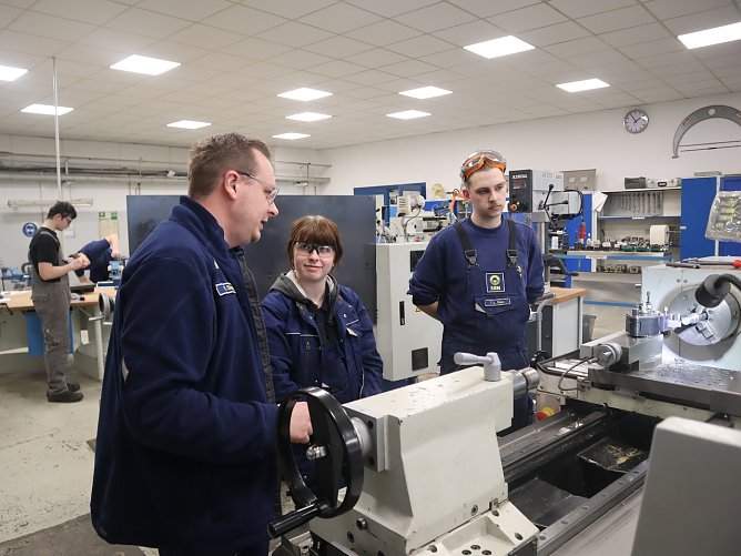 Einblick in die Lehrwerkstatt (Foto: SBN)