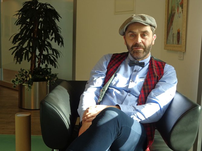 Karsten Berlin will Kunst schaffen, die f&uuml;r jeden zug&auml;nglich ist (Foto: Hans-Georg Backhaus)