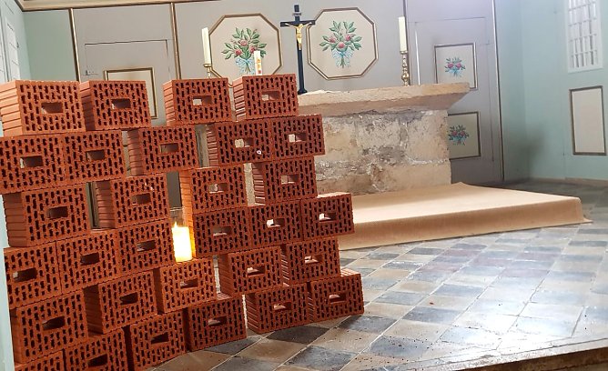 Klage- und Lebensmauer in Elende (Foto: Evangelischer Kirchenkreis S&uuml;dharz)