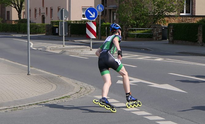 Speedskating-Wettkampf (Foto: Karola Krebs) Speedskating-Wettkampf (Foto: Karola Krebs)
