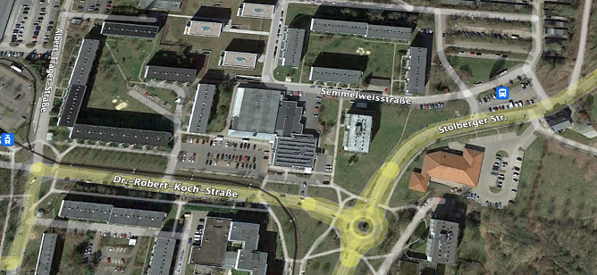 In Nordhausen Nord versucht ein zukunftsfähiges Quartier zu erschaffen (Foto: Google Earth) In Nordhausen Nord versucht ein zukunftsfähiges Quartier zu erschaffen (Foto: Google Earth)