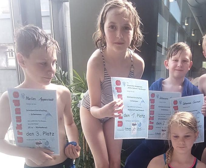 Schwimmwettkampf der Grundschulen (Foto: S. Roscher) Schwimmwettkampf der Grundschulen (Foto: S. Roscher)