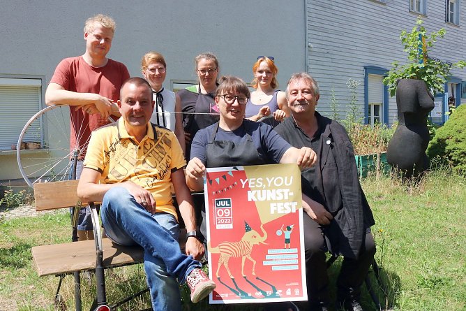 Das Team des Kunstfestes in Nordhausen   (Foto: J.Piper)