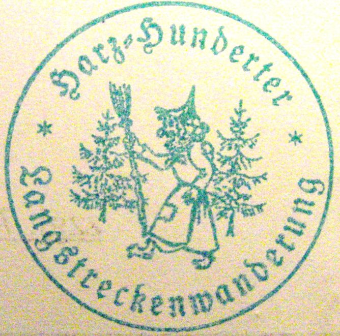 Der Harzer Hunderter gibt es selbstverständlich auch einen eigenen Stempel (Foto: Bodo Schwarzberg) Der Harzer Hunderter gibt es selbstverständlich auch einen eigenen Stempel (Foto: Bodo Schwarzberg)