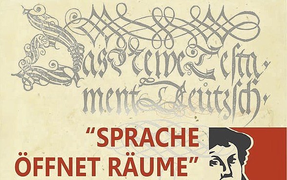 Plaktausschnitt zur Lutherausstellung (Foto: Stadtverwaltung Nordhausen) Plaktausschnitt zur Lutherausstellung (Foto: Stadtverwaltung Nordhausen)