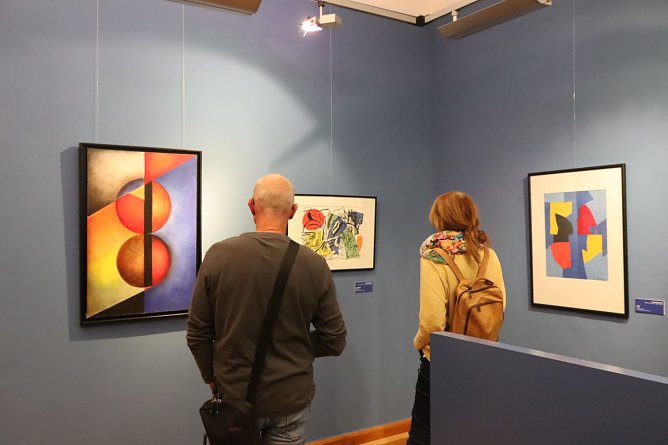 Ausstellung "KUNST MACHT BLAU" (Foto: Stadtverwaltung Nordhausen)