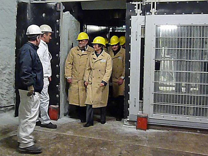 Gel&ouml;bnis unter Tage (Foto: Karl-Heinz Herrmann)