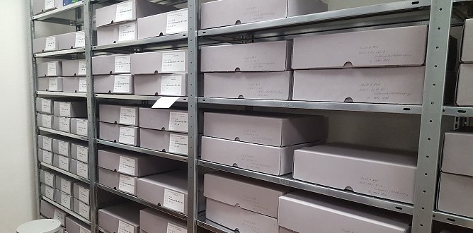 Sondermagazin M6, Personenstandsregister im Nordh&auml;user Stadtarchiv (Foto: Stadtverwaltung Nordhausen)