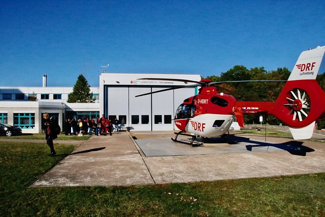 Christoph 37 ist heute ein moderner EC-135 (Foto: agl) Christoph 37 ist heute ein moderner EC-135 (Foto: agl)