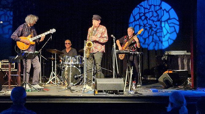 55 Jahre Softmachine - die Tour f&uuml;hrte das Quartett auch nach Nordhausen (Foto: nnz)