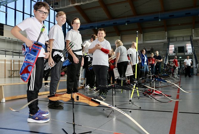 Kreismeisterschaft im Bogenschie&szlig;en (Foto: Pressestelle Landratsamt)