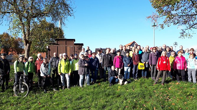 Teilnehmer der Spronsorenwanderng (Foto: M.Holzapfel)