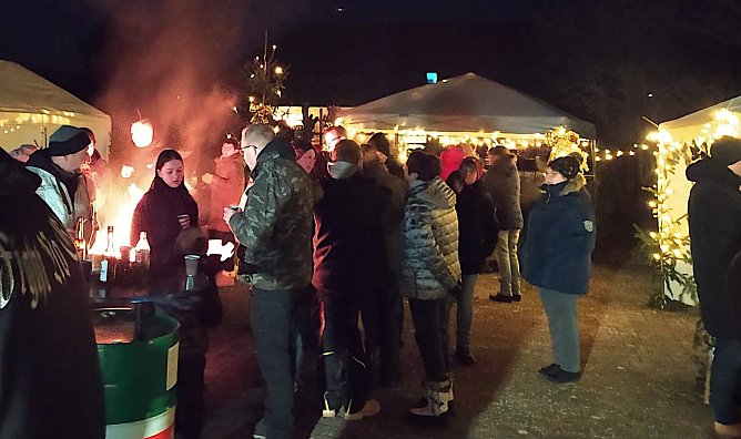 Weihnachtsmarkt in Haferungen (Foto: C.Zabel)