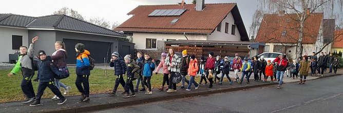 G&ouml;rsbacher und Aulebener Sportkinder gemeinsam unterwegs (Foto: D.Kieling)