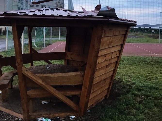 Pavillon an der Skateranlage (Foto: Ortschaft Ilfeld) Pavillon an der Skateranlage (Foto: Ortschaft Ilfeld)