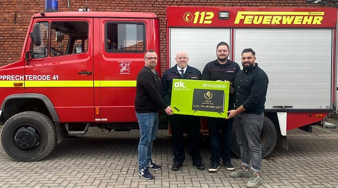 Spenden&uuml;bergabe in Lipprechterode (Foto: S.Dietzel)