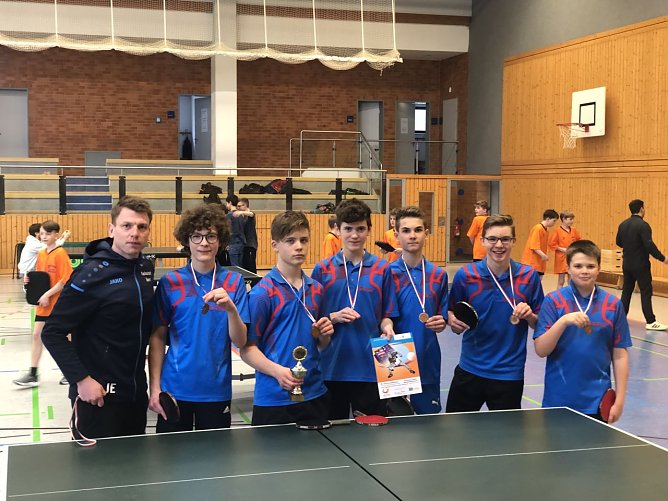 v.l.: Samuel Linsel, Max H&auml;nel, Leopold Junker, Finn Slomczyk, Gregor Lindner, Lukas Herok (Foto: Johannes Eichhorn)