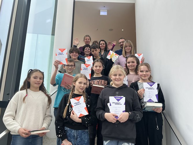 Siegerehrung f&uuml;r Nordhausens beste Vorleser (Foto: J. Rose)