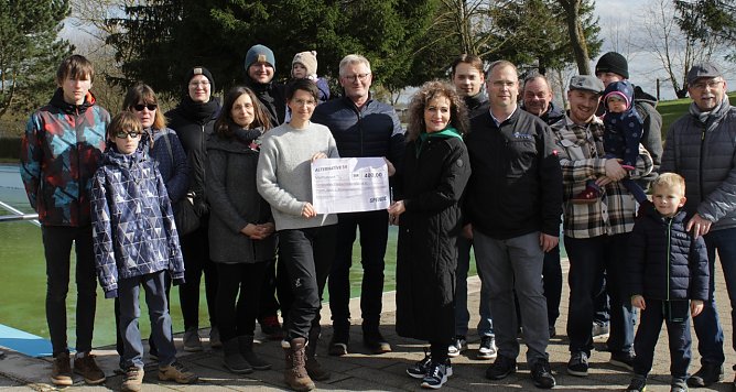 Besuch im Freibad (Foto: privat)