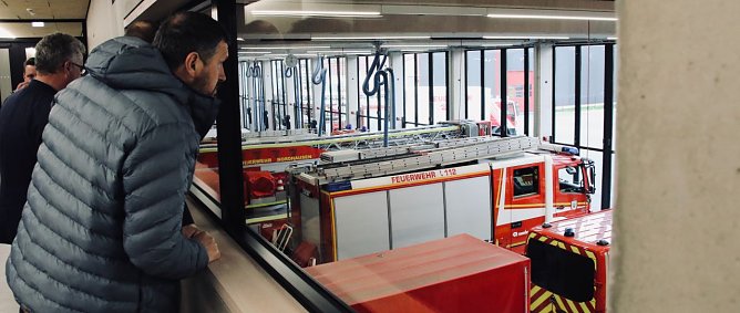 Im Ausschuss f&uuml;r Stadtordnung und Ortsteile konnte man gestern schon einmal einen Blick hinter die Fassade der neuen Feuerwache werfen (Foto: agl)