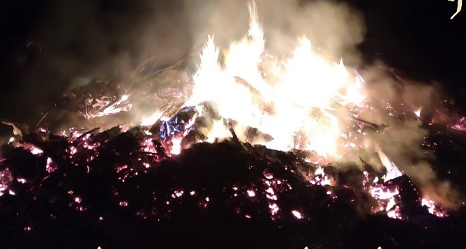 Maifeuer in Kleinbodungen (Foto: D. Steinecke)