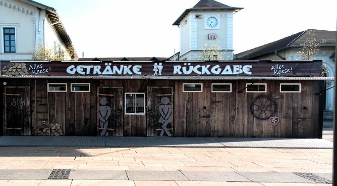 Wenigstens f&uuml;r ein Wochenende wird der Nordh&auml;user Bahnhof eine funktionierende Toilette haben (Foto: Peter Blei)