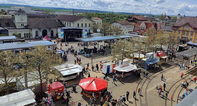 Bahnhofsfest in Nordhausen (Foto: Peter Blei) Bahnhofsfest in Nordhausen (Foto: Peter Blei)