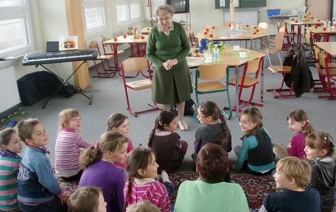 Erika Schirmer und die "M&auml;use" (Foto: privat)