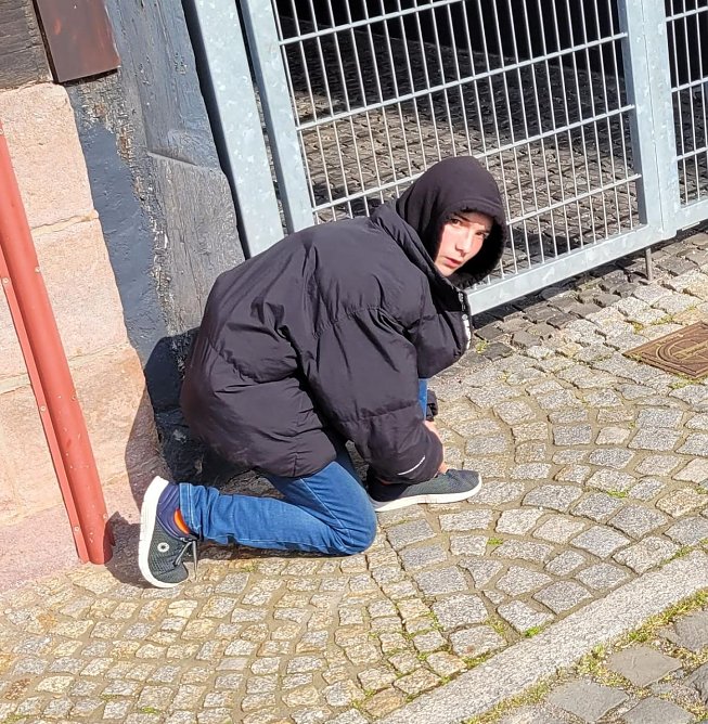 Wer erkennt diese Person? (Foto: Landespolizeiinspektion Nordhausen)