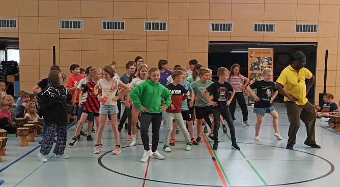 Trommelzauber im Heringen (Foto: GS Heringen)