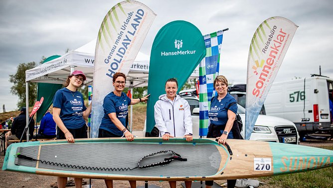 Zufriedene Stand-Up-Paddler nach dem letzten Wochenende  (Foto: C.Keil)