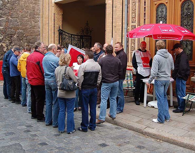 Aufgeheizte Stimmung (Foto: H. Michel)