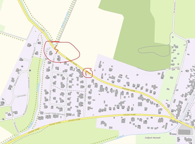 Baustellenbereiche in Neustadt (Foto: Untere Verkehrsbehörde Landratsamt Nordhausen) Baustellenbereiche in Neustadt (Foto: Untere Verkehrsbehörde Landratsamt Nordhausen)