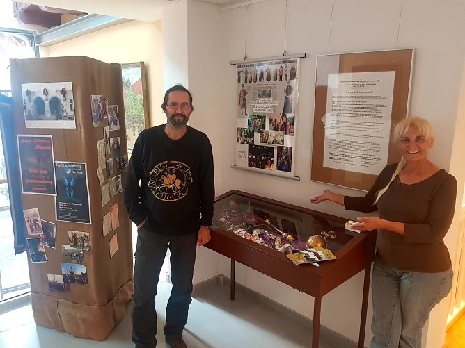 In der Vereinsecke der Flohburg pr&auml;sentiert sich jetzt der Verein f&uuml;r lebendiges Mittelalter (Foto: Stadt Nordhausen)