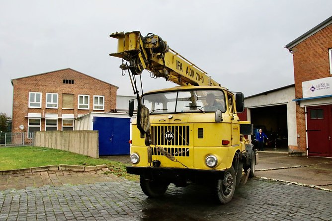 Neuzugang f&uuml;r das IFA Museum: der ADK 70 aus dem Deuna Werk der Dyckerhoff GmbH (Foto: agl)