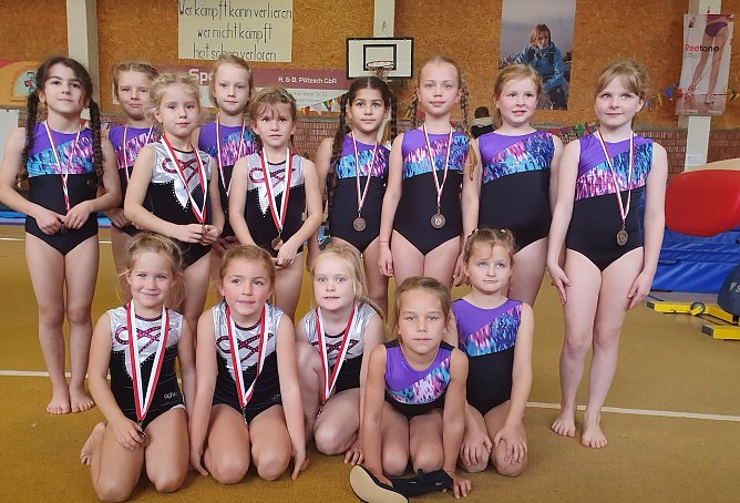 Die Nordhäuser Nachwuchsturnerinnen (Foto: A.Müller-Junge) Die Nordhäuser Nachwuchsturnerinnen (Foto: A.Müller-Junge)