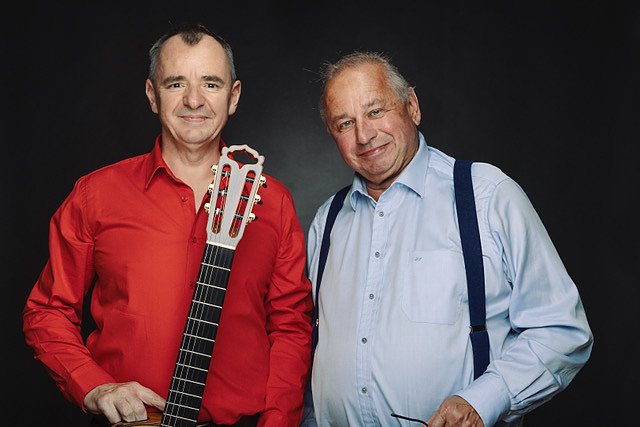 Frank Fr&ouml;hlich und Hilmar Eichhorn (Foto: Robert Jentzsch)