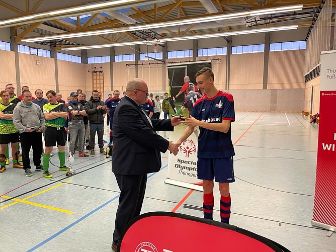 Fußballmannschaft der Lebenshilfe beweist erneut ihr Können (Foto: Nordthüringer Lebenshilfe) Fußballmannschaft der Lebenshilfe beweist erneut ihr Können (Foto: Nordthüringer Lebenshilfe)