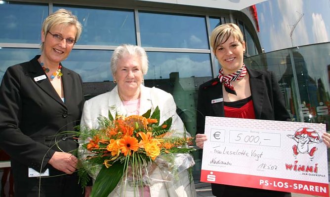 Strahlende Gewinnerin (Foto: KSK)