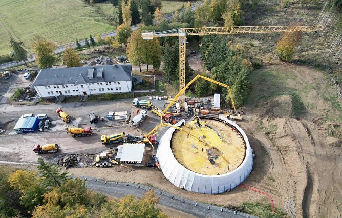 Am Harzer Hexenreich schreiten die Arbeiten voran (Foto: Pressestelle Landratsamt) Am Harzer Hexenreich schreiten die Arbeiten voran (Foto: Pressestelle Landratsamt)