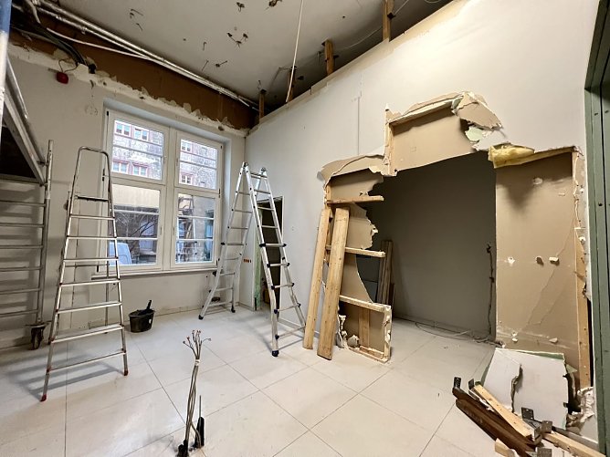 Im B&uuml;rgerservicezentrum laufen die Umbauarbeiten (Foto: Stadt Nordhausen)