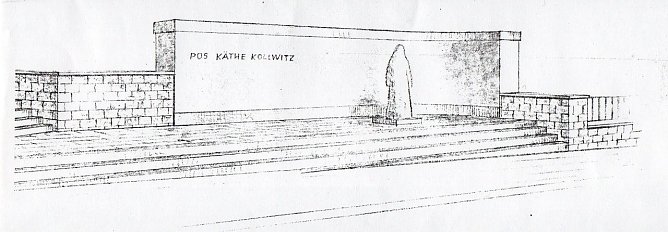 Eingangsbereich der Schule, Skizze (Foto: Heidelore Kneffel) Eingangsbereich der Schule, Skizze (Foto: Heidelore Kneffel)