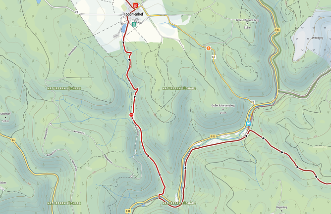 Sperrung bei Sophienhof (Foto: Pressestelle Landratsamt)