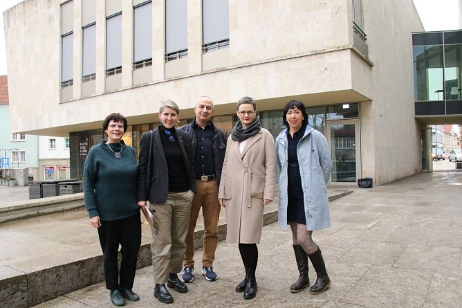 v.l.: Hildegard Seidel, Dr. Manuela Kahle, Gunnar Haase, Cornelia Pein und Claudia Neltner (Foto: agl)