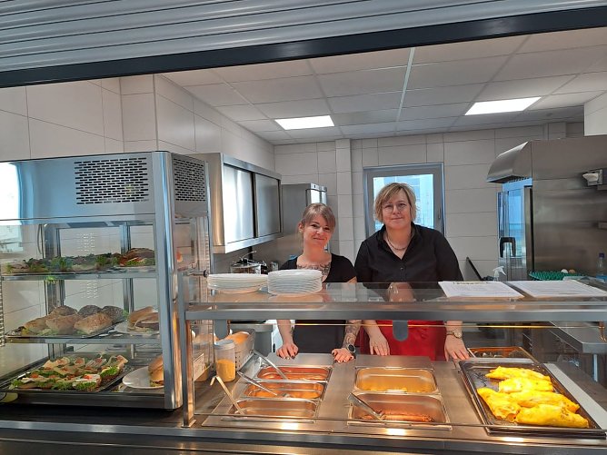 Bereit f&uuml;r hungrige Maximator Mitarbeiter - das Kochhaus betreibt jetzt die Kantine (Foto: Horizont)