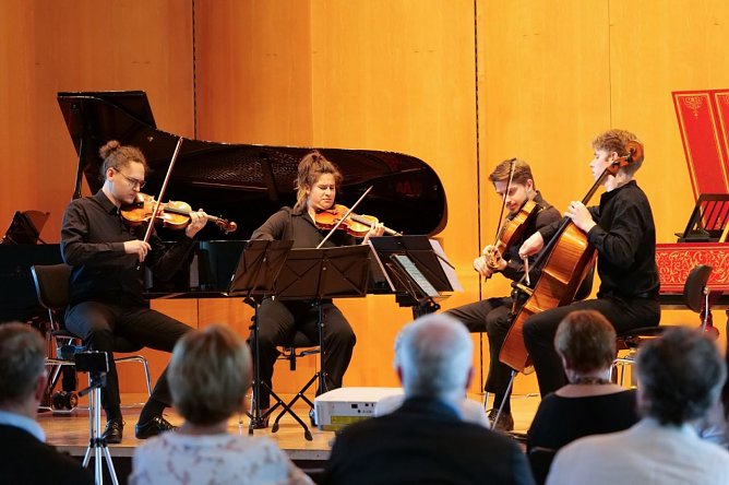 Das �Vimare-Quartett� spielt demn&auml;chst im Ratssaal auf (Foto: Franz Hofereiter)